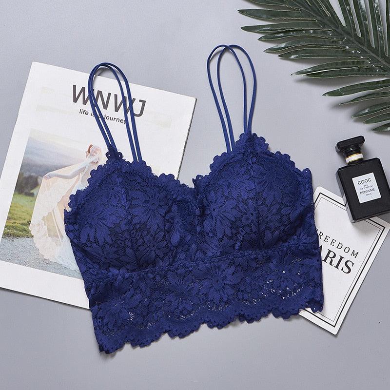 Biustonosz koronkowy typu braletka