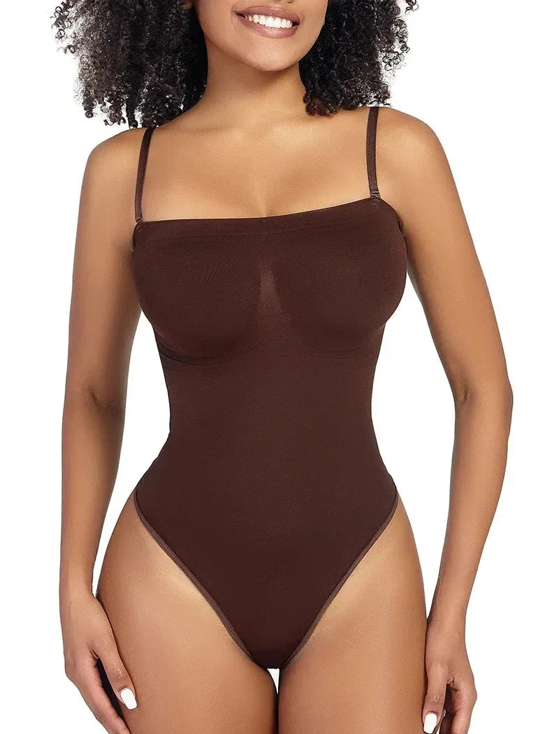 Body modelujące z odpinanymi ramiączkami