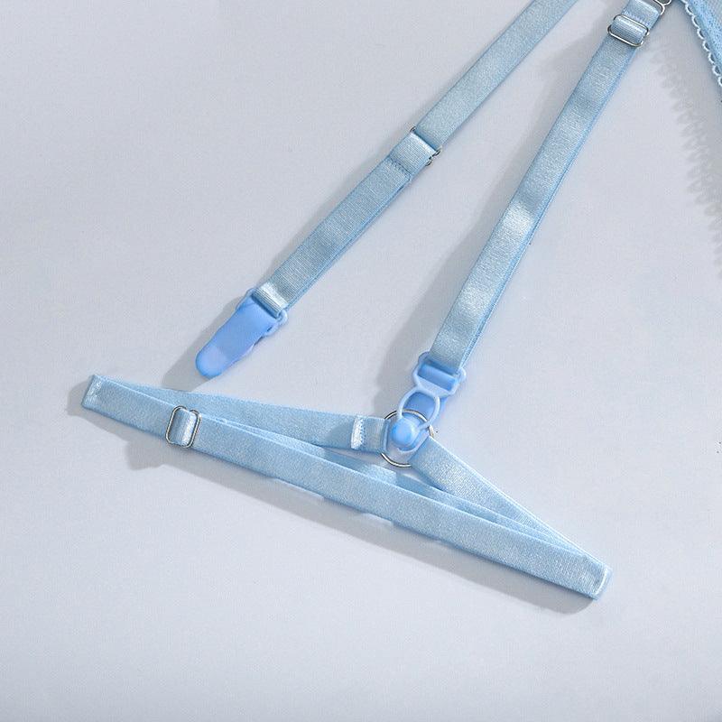 Body na ramiączkach z paskami na uda