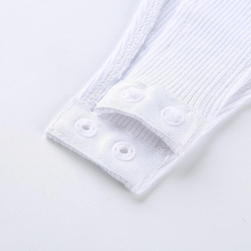 Body na ramiączkach z prążkowanego materiału