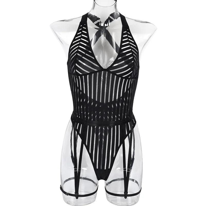 Eleganckie body w paski