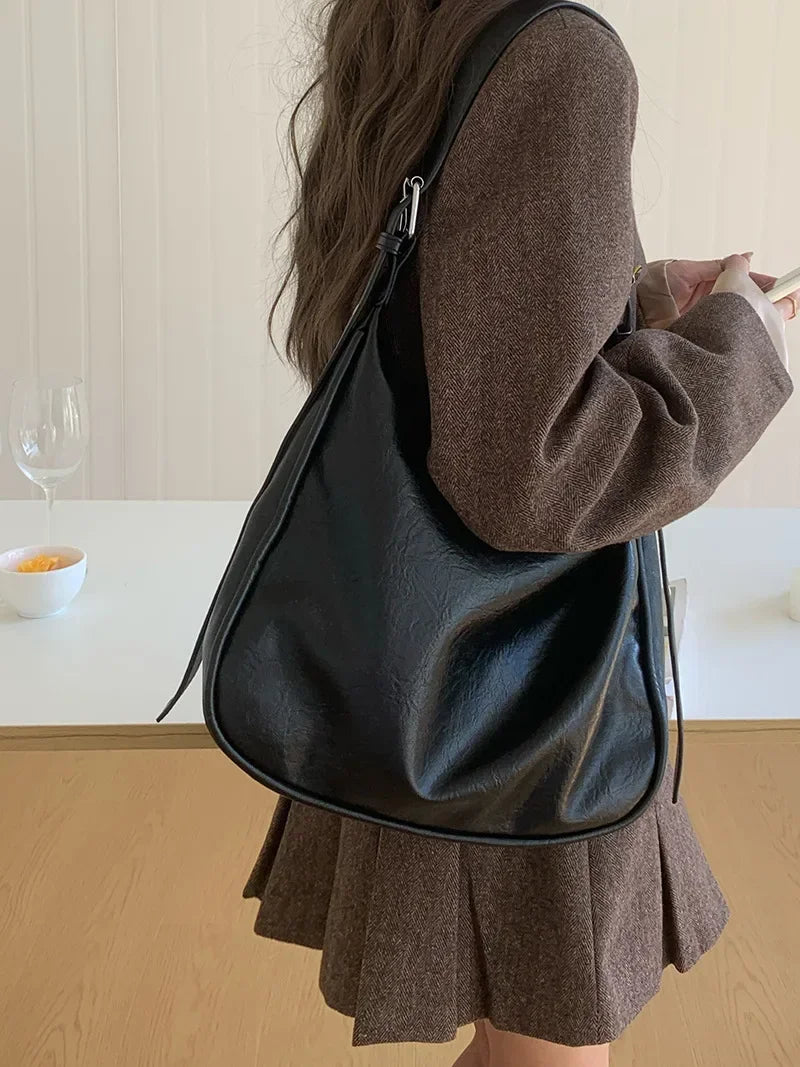Klasyczna skórzana torba crossbody