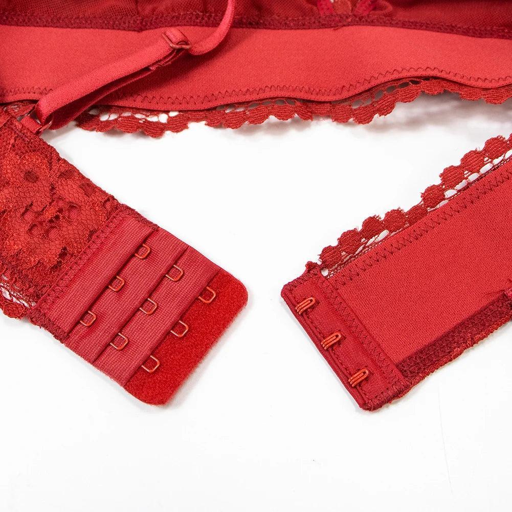 Komplet bielizny z pończochami - Zolaro.pl