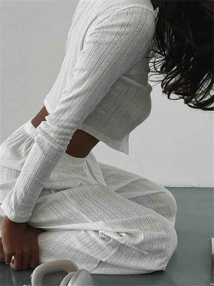 Komplet damskiej odzieży domowej