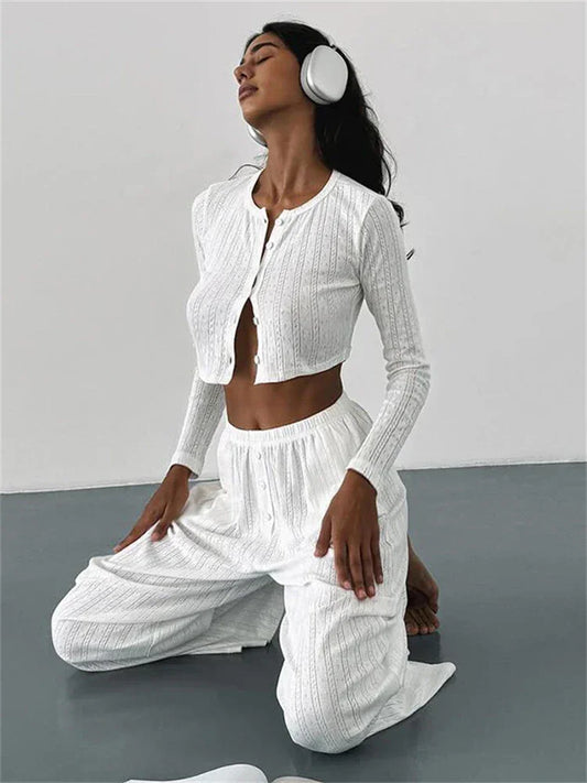 Komplet damskiej odzieży domowej