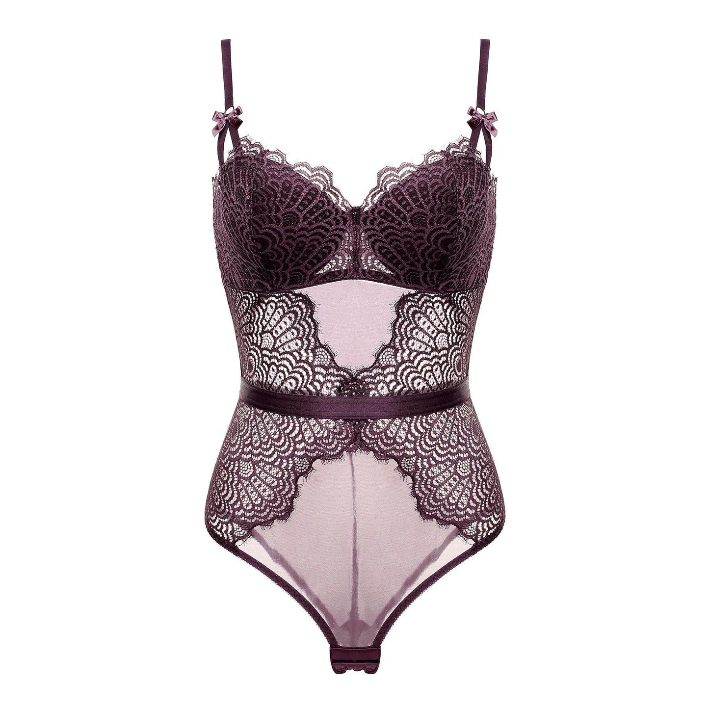 Koronkowe body na ramiączkach