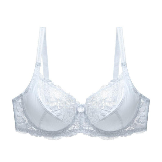 Koronkowy biustonosz z kokardką