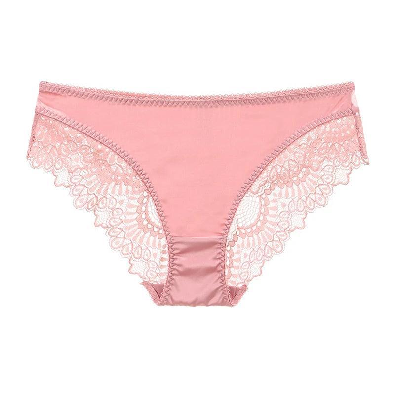 Koronkowy komplet bielizny z paseczkami