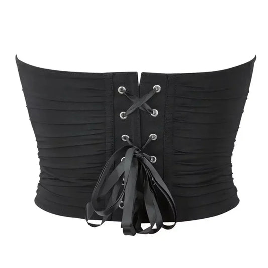 Krótki gładki gorset