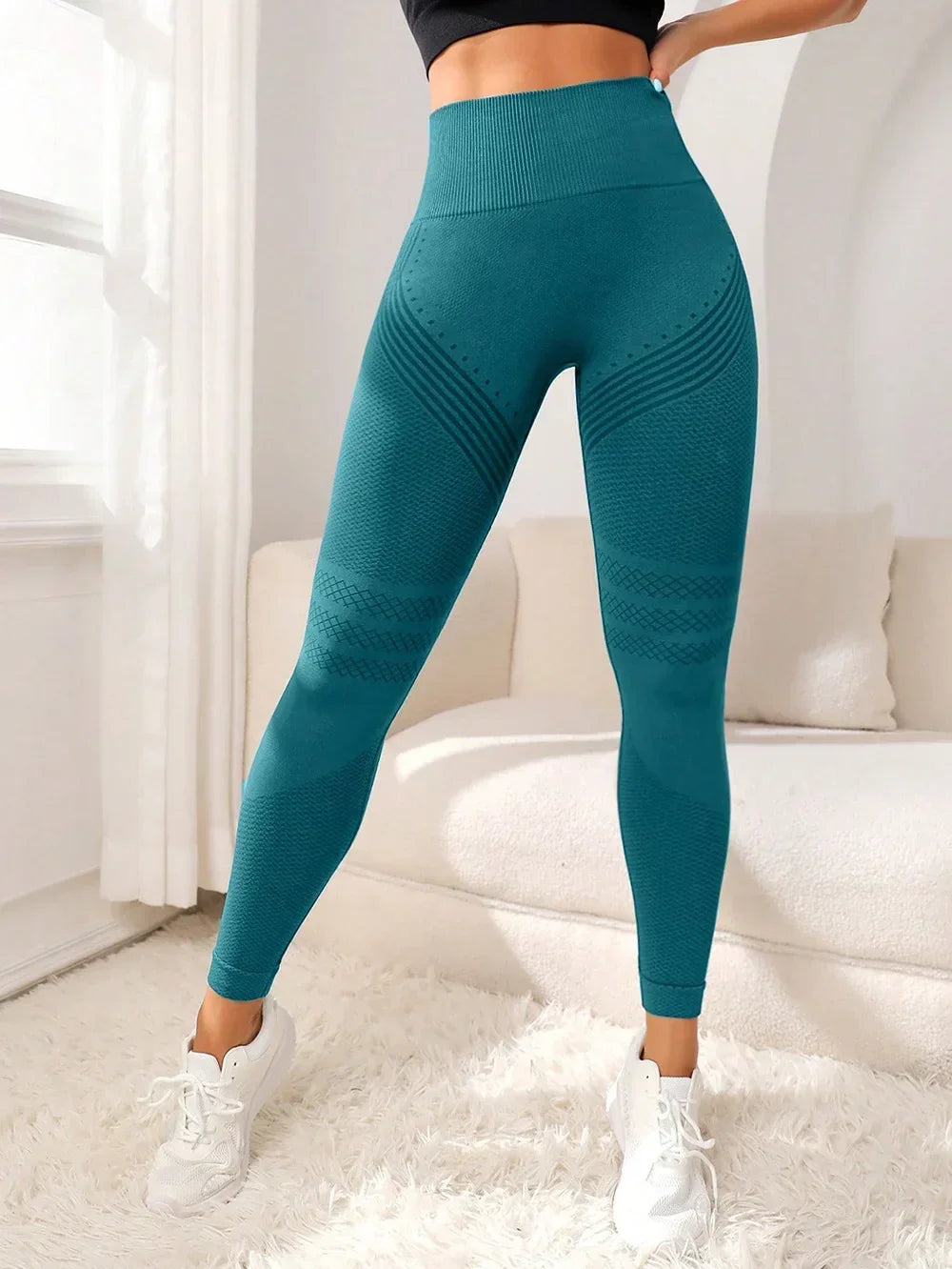 Legginsy damskie treningowe z efektem push-up