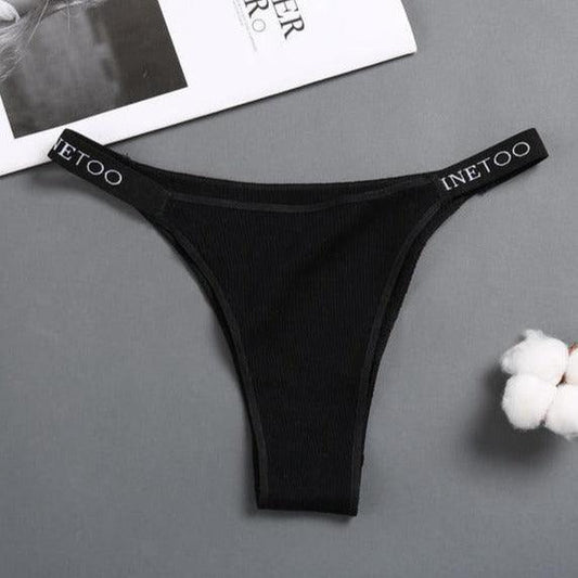 Majtki tanga z wysokim stanem