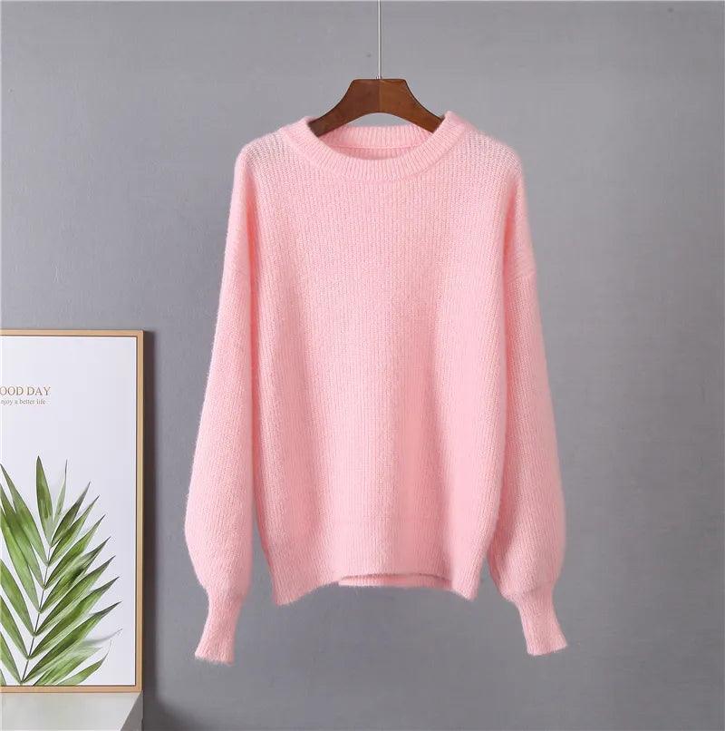 Miękki dzianinowy sweter - Zolaro.pl