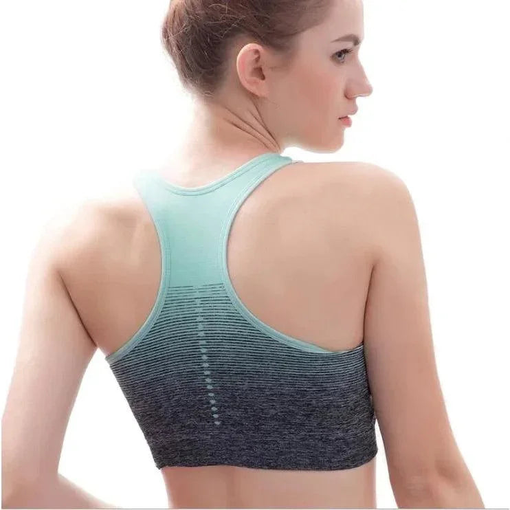 Oddychający biustonosz sportowy