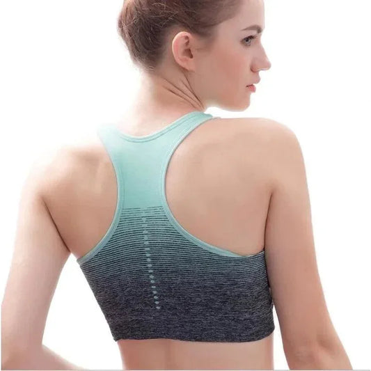 Oddychający biustonosz sportowy