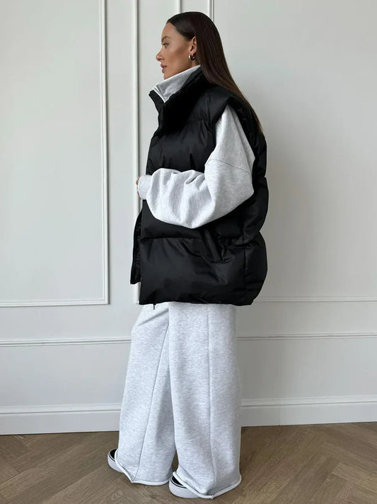 Puchowa kamizelka damska