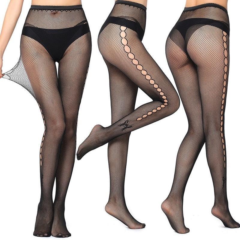 Rajstopy ze wzorem motyla