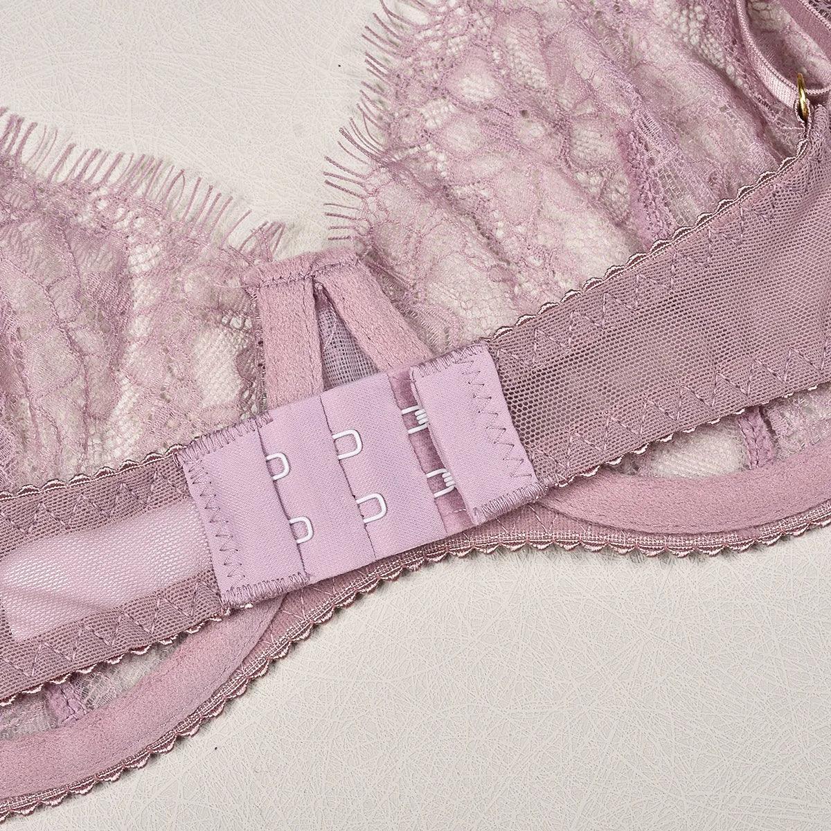 Różowy komplet bielizny