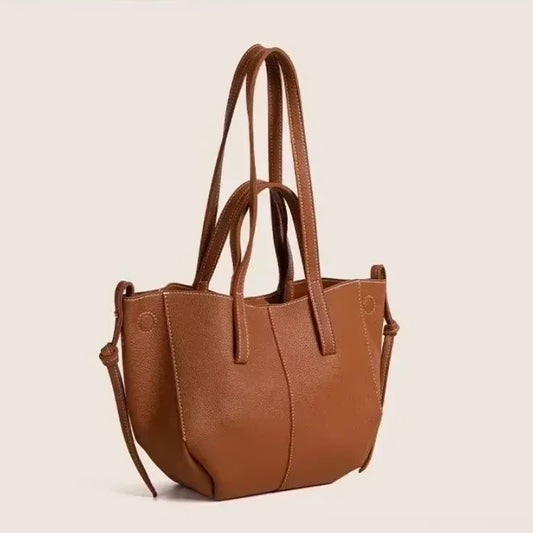 Skórzana mała torba shopper