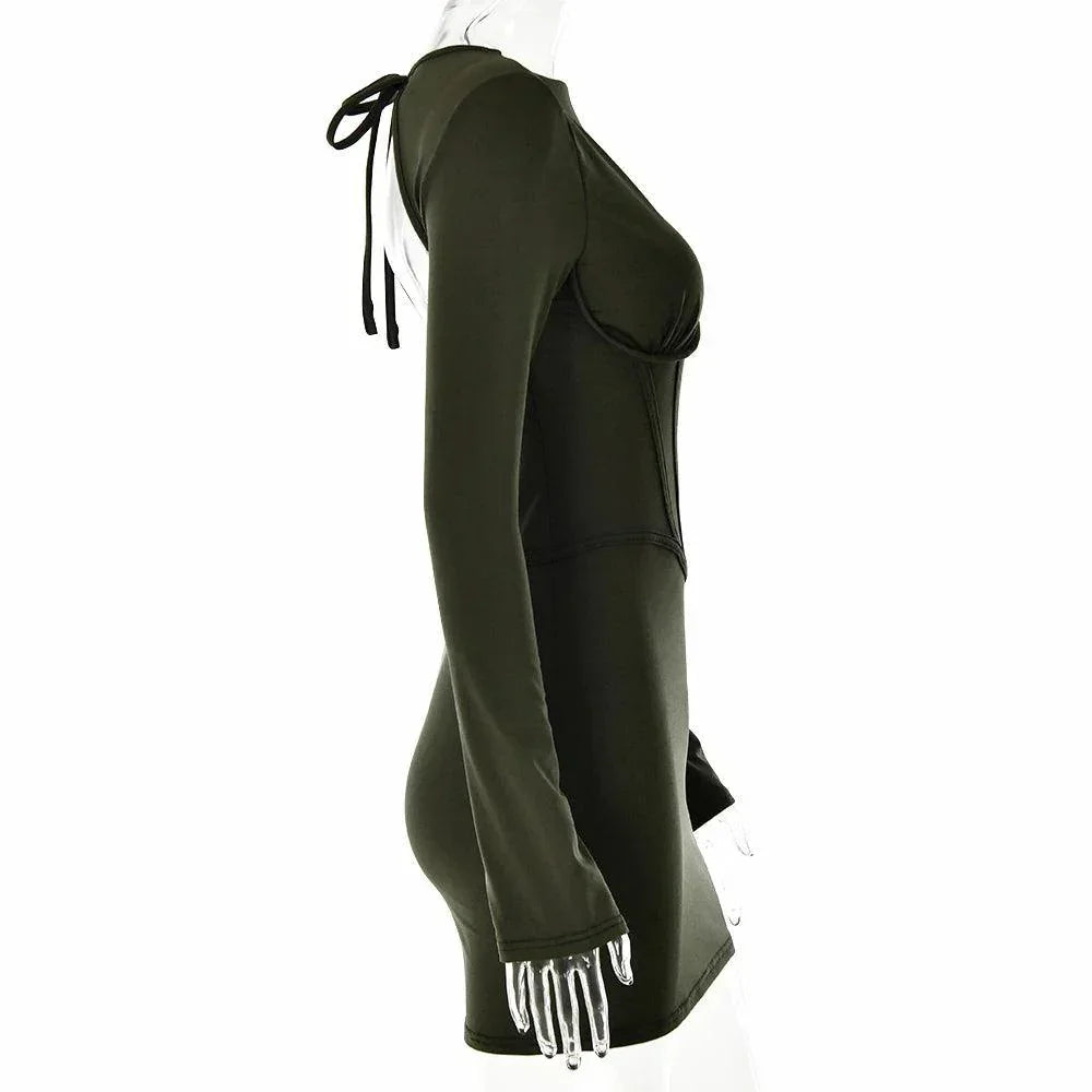 Sukienka mini gorsetowa