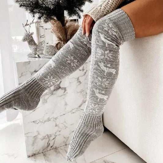 Świąteczne zakolanówki