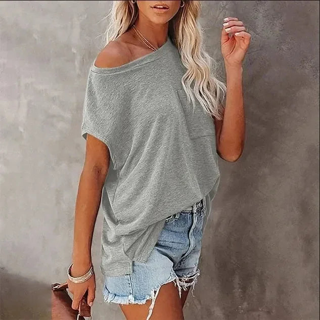 T-shirt damski z kieszenią - Zolaro.pl