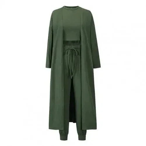 3-częściowy komplet odzieży domowej z kardiganem