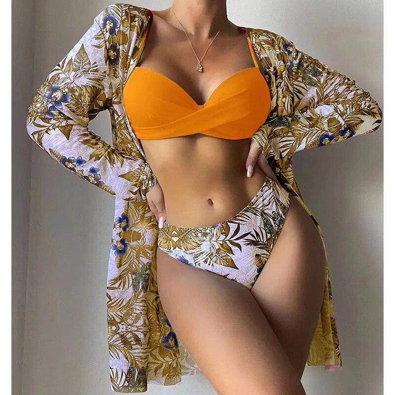 3-częściowy zestaw bikini - Zolaro.pl