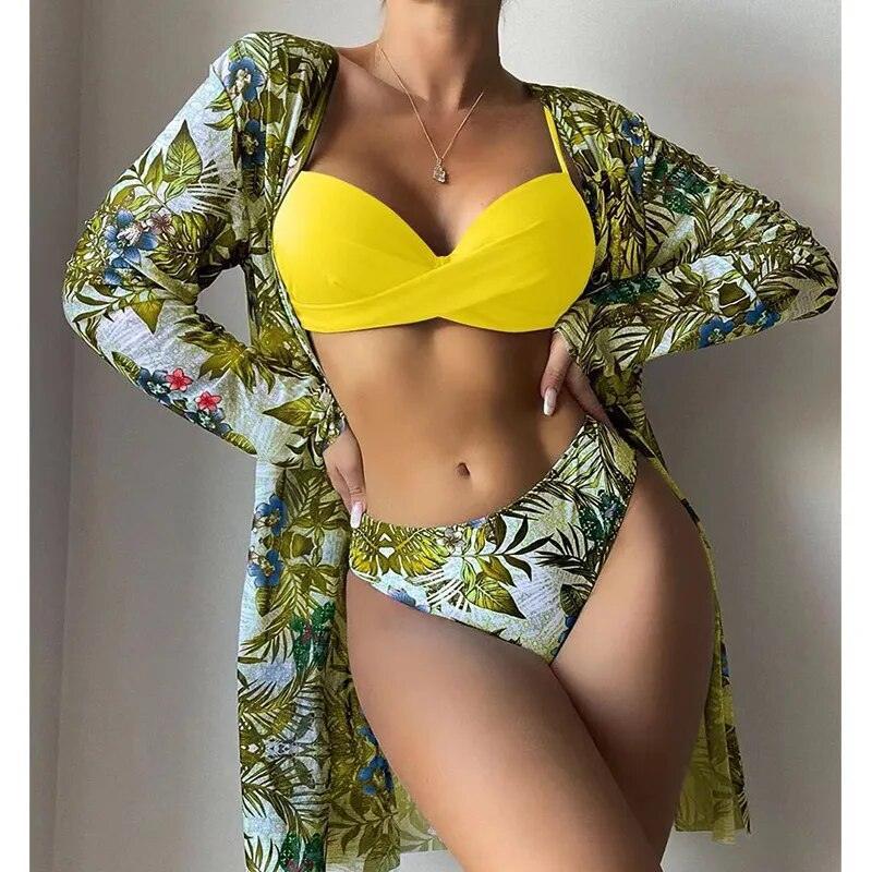 3-częściowy zestaw bikini - Zolaro.pl