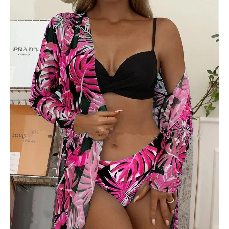 3-częściowy zestaw bikini - Zolaro.pl