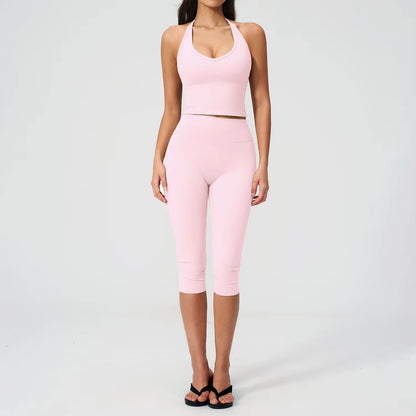 Komplet sportowy z dłuższym topem