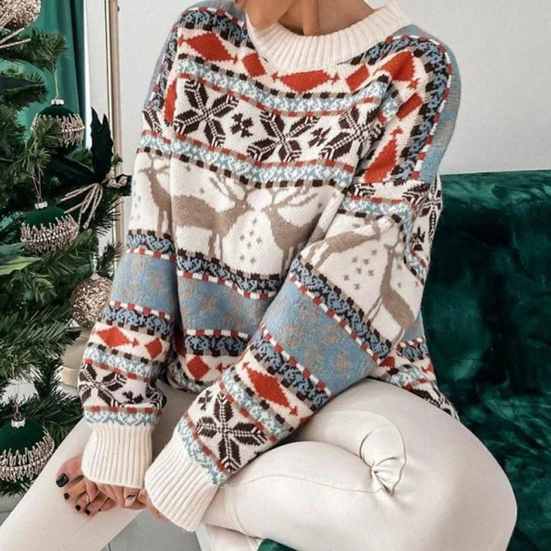 Świąteczny damski sweter