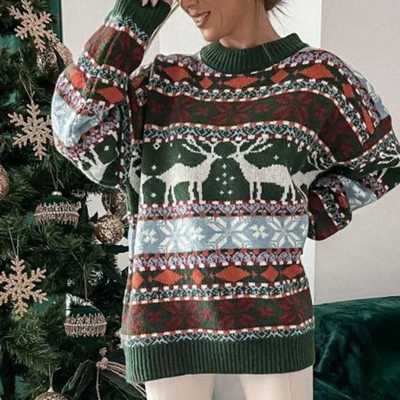 Świąteczny damski sweter