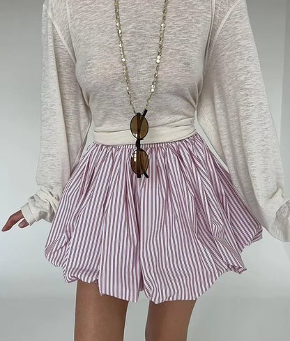 Balonowa spódnica mini