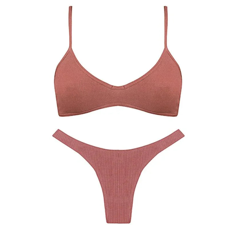 Bawełniany komplet bielizny jednokolorowy