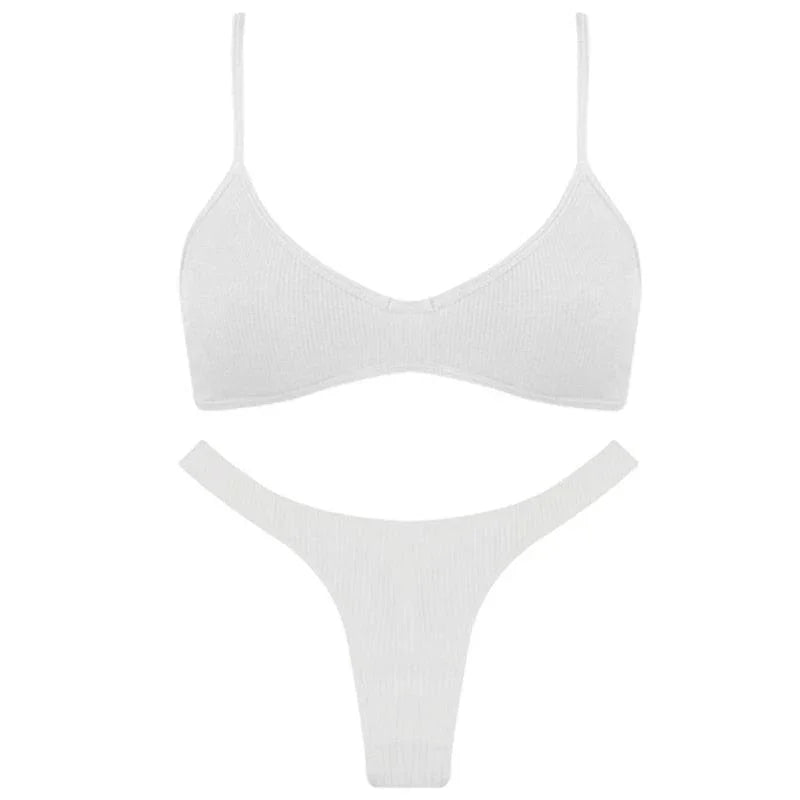 Bawełniany komplet bielizny jednokolorowy