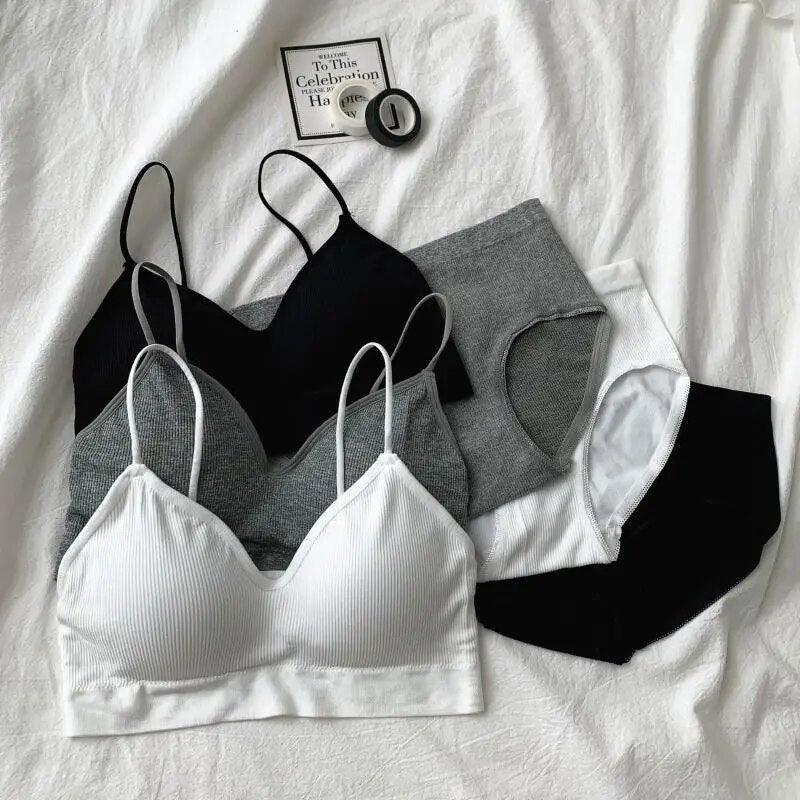 Bawełniany komplet bielizny klasycznej