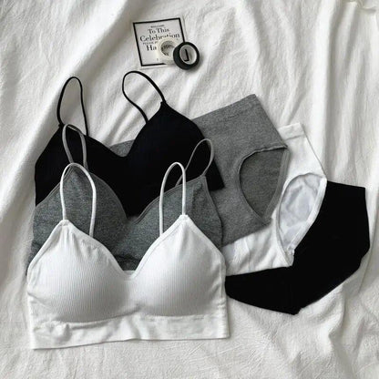 Bawełniany komplet bielizny klasycznej