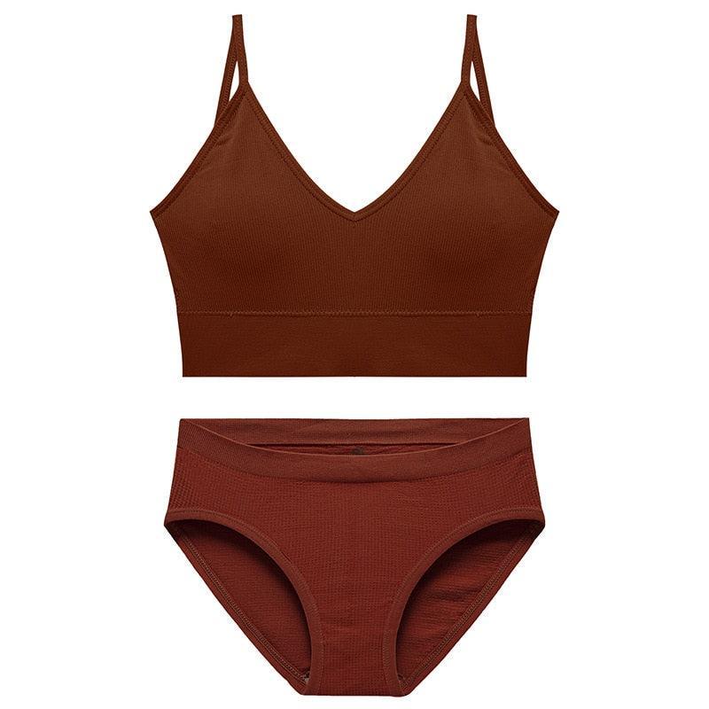 Bezszwowy komplet bielizny sportowej