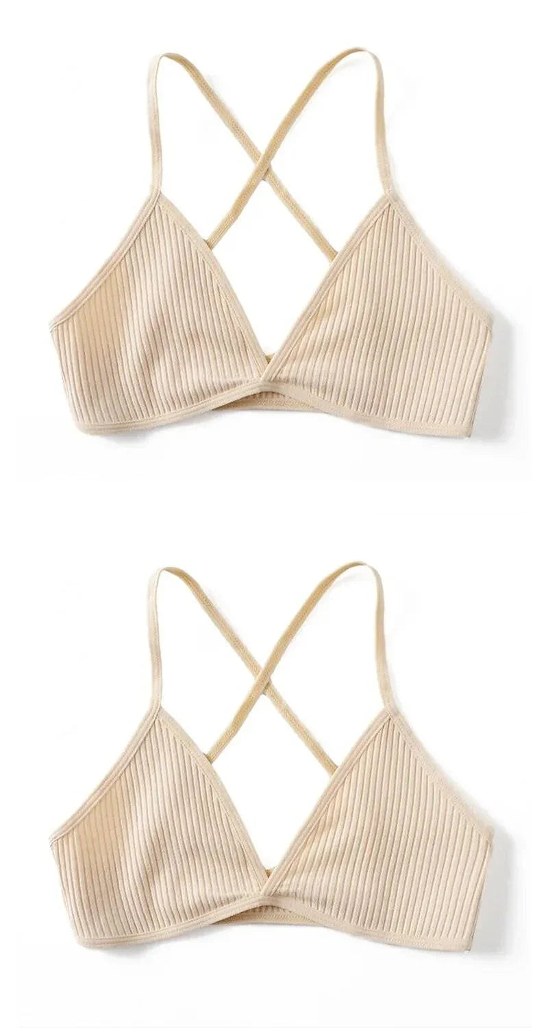 Biustonosz 2 szt. z trójkątnymi miseczkami