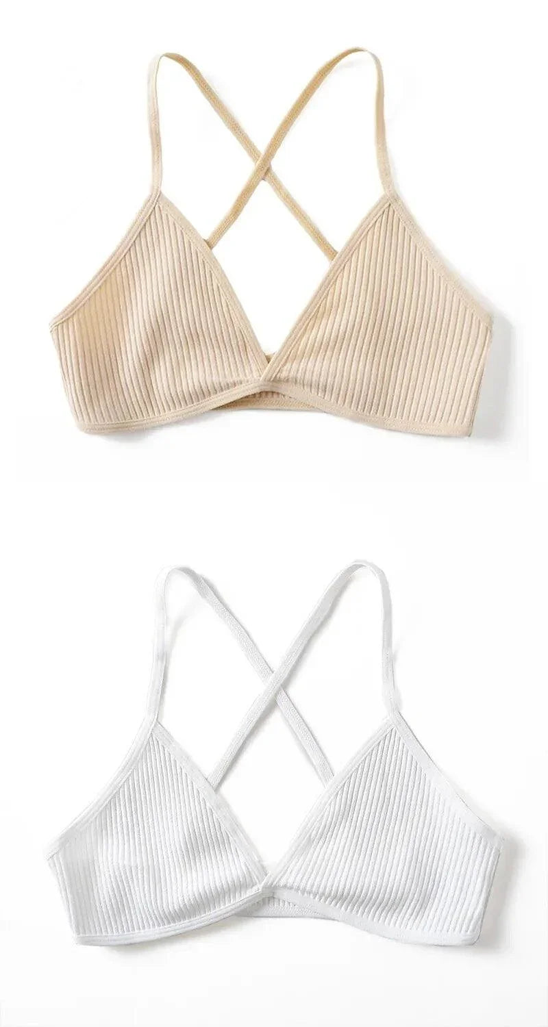 Biustonosz 2 szt. z trójkątnymi miseczkami