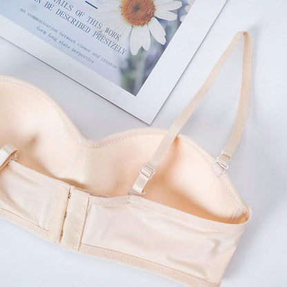 Biustonosz bez ramiączek gładki