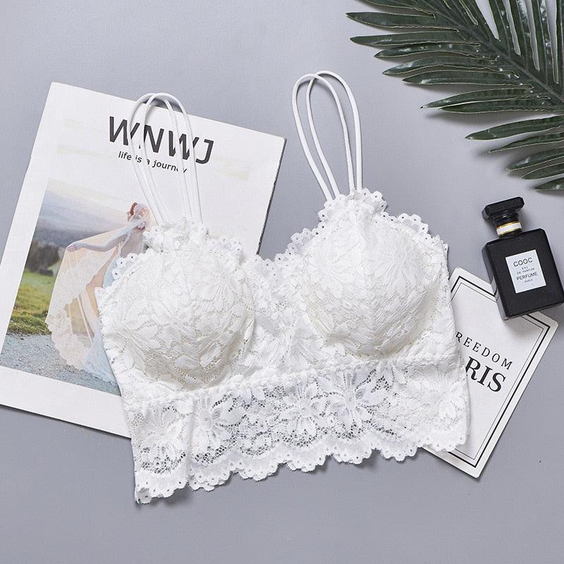 Biustonosz koronkowy typu braletka