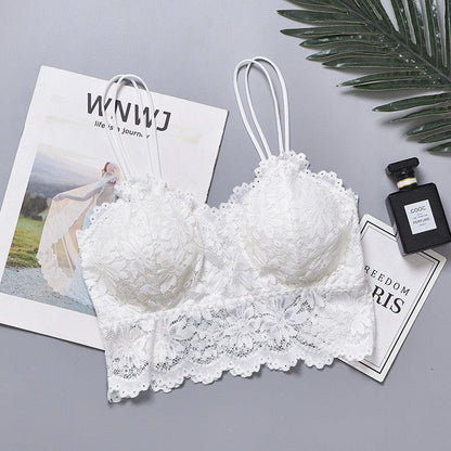 Biustonosz koronkowy typu braletka