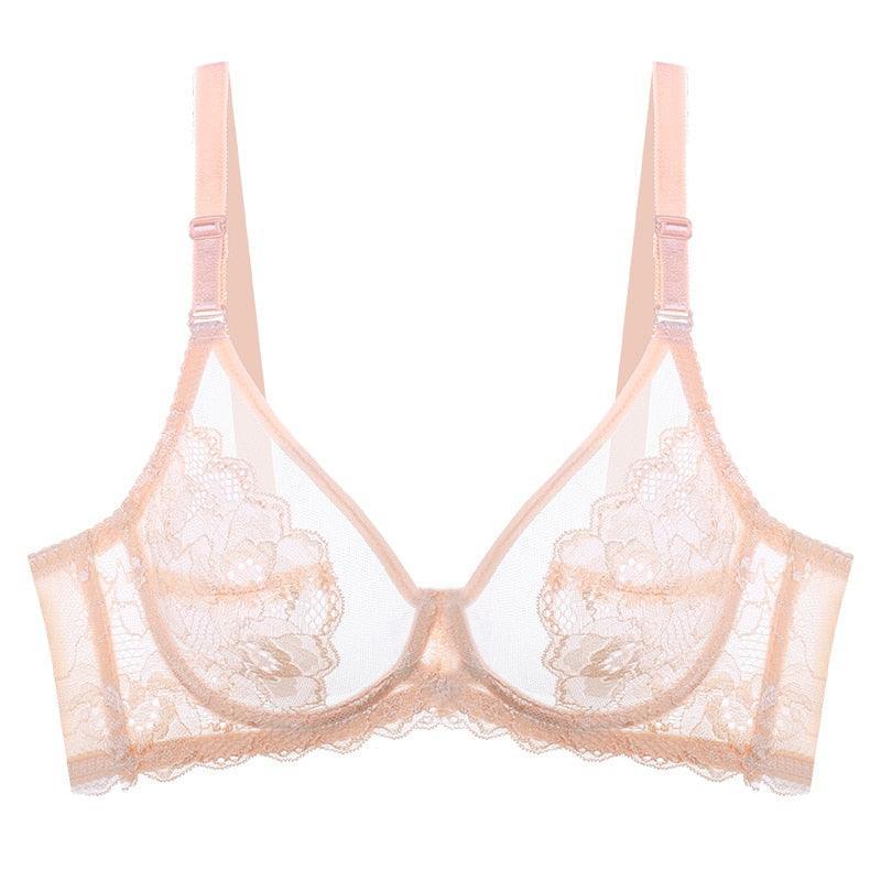 Biustonosz koronkowy z haftem