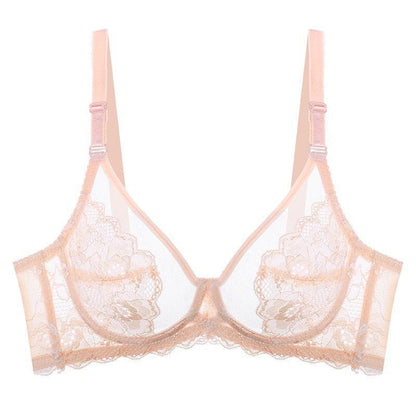 Biustonosz koronkowy z haftem