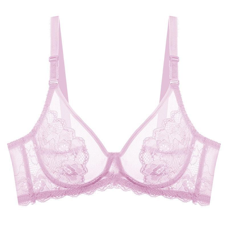 Biustonosz koronkowy z haftem