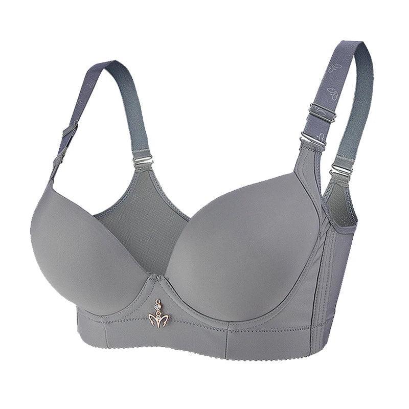 Biustonosz plus size z ozdobnym elementem