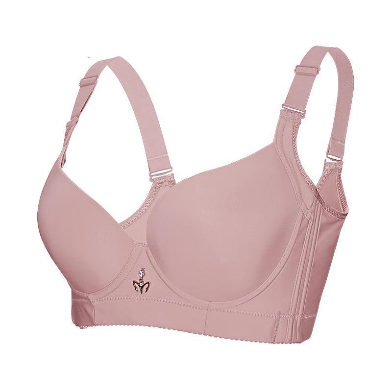 Biustonosz plus size z ozdobnym elementem