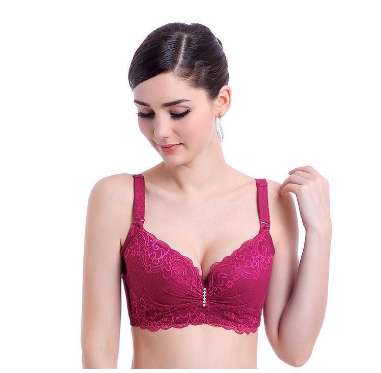 Biustonosz push-up z cyrkoniami