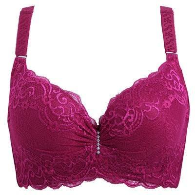 Biustonosz push-up z cyrkoniami